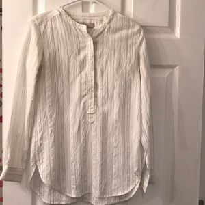 Gauzy striped shirt